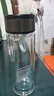 【京东物流配送】高硼硅双层玻璃杯大容量泡茶杯水杯子茶水分离杯 【双层加厚】茶杯350ml1只 实拍图