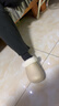朴西知晤防水棉拖鞋女秋冬季厚底防滑加绒棉拖后跟带款 奶杏色  37-38 实拍图