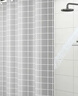 美居客 浴帘 防水淋浴帘 北欧雅灰加厚浴帘布窗帘浴室隔断帘150*200CM 实拍图