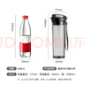 特百惠（Tupperware）晶彩MAX塑料杯600ml 男女士学生夏季运动水杯子户外大容量 西柚红 实拍图