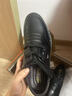 蜻蜓牌（DRAGON-FLY）头层牛皮棉皮鞋男士款冬季真皮商务休闲黑色加绒软皮软底爸爸鞋子 黑色四季单里款 （标准皮鞋尺码） 38 实拍图