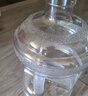 拜杰纯净水桶 食品级PC矿泉水桶透明手提式水桶茶水桶 大容量水桶黑盖7.5L 实拍图