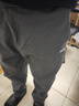 JEEP休闲裤男秋冬季直筒裤子男士宽松潮流工装裤男裤 深灰加绒 M 实拍图