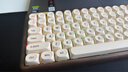 RECCAZR雷咖泽R100木坨坨奶豆腐键帽胡桃木客制化机械键盘办公电竞游戏键盘三模蓝牙有线无线100键键盘 R100木坨坨三模【奶豆腐键帽】 糯米轴【静音轴】 实拍图
