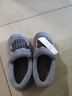 京东京造家居包脚棉拖鞋 轻简毛绒保暖包跟棉拖鞋男款 灰色44-45  JZ-3222 实拍图