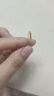周六福新年礼物  黄金戒指女款碎碎冰车花亮面指环 计价 13号-1.93g 实拍图
