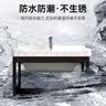 华贝森挂墙式洗手盆柜组合浴室柜陶瓷一体洗脸盆小户型卫生间洗漱面盘 【升级款】50*30cm+高配套餐 实拍图