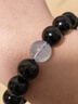 玉有情【五行补水】天然水晶手链男女款黑曜石海蓝宝招财手串送男友女友 实拍图