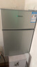 HYUNDAI（韩国现代）小冰箱迷你小型家用冷藏冷冻宿舍出租房办公室双开门二门电冰箱节能省电 58L银【日销过百+租房必备】 实拍图