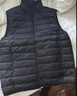 雪中飞经典新款基础舒适轻薄羽绒便捷短款保暖羽绒小马甲轻盈便携舒适 宝石黑|8086-男 3XL 185/104A 实拍图
