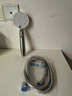 Rosecret【德国】增压淋浴花洒喷头全套强劲家用多功能洗澡手持莲蓬喷头 【星光银】单喷头+1.5米防爆软管丨浴室浴霸带软管 硅胶出水孔密集大出水量畅享淋浴 实拍图