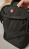 JINSHIWQ双肩包男大容量商务旅行背包登山书包电脑包黑色 标准版加大号 实拍图