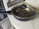 KIWICOO德国钛聚力平底锅不粘锅家用牛排煎锅无涂层煎蛋炒锅电磁炉燃气灶 【钛聚力煎炒锅】黑瓷耐脏 28cm 实拍图