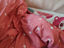 雅鹿·自由自在水洗棉被套单件 可裸睡双人床学生宿舍被罩200*230cm 草莓熊 实拍图