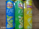 乐事（Lay's）无限薯片 翡翠黄瓜味 104克*2罐 208克 休闲零食 膨化食品 实拍图