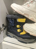 冬琪东北加厚雪地靴短筒防滑棉靴子男士保暖加绒男鞋高帮中老年爸妈鞋 D18*男黑色 加绒 41 (255mm) 实拍图