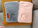 彩虹暖手宝热水袋电热暖手宝暖肚子暖水袋暖脚暖身暖手宝宝充电 粉色 实拍图