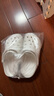 卡骆驰（CROCS）洞洞鞋贝雅男鞋女鞋轻便耐磨一脚蹬拖鞋休闲鞋|10126 白-100 37 /38(230mm) 实拍图