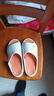 利达妮（TZLDN）踩屎感拖鞋男士夏季外穿厚底居家用浴室洗澡防滑运动户外凉拖鞋男 活力香橙 【运动外穿】 42-43 【标准码】 实拍图