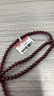 石玥珠宝收藏级4mm紫牙乌石榴石手链项链转运珠天然手串男女士款 水晶玛瑙 实拍图