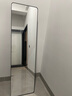 千禧华府全身镜穿衣镜落地镜子挂门服装店试衣防爆壁挂镜一体简约黑45*155 实拍图