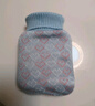 佐敦朱迪 注水热水袋硅胶暖水袋热敷暖肚子迷你可爱婴儿暖手宝圣诞节礼物 蓝色小号【保暖套+礼盒】 实拍图