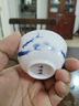 末都  功夫小茶杯 景德镇陶瓷手绘茶具青花瓷器薄胎单只茶盏品茗杯子 鱼款【40ML】 实拍图