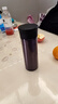 膳魔师（THERMOS）保冷保温杯470ml高真空不锈钢户外运动旅行带茶漏水杯CMK-501 BKP 实拍图