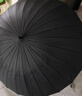 美度长柄雨伞大号加固加厚结实抗风伞男士手动长把直柄雨伞黑M5003 实拍图
