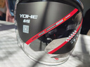 YOHE摩托车电动车头盔男女通用电动车安全帽3C认证头盔 像素魔方 特大码（XL） 实拍图