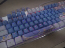 本手《鲸语星愿》主题机械键盘有线电竞游戏键盘鼠标套装台式电脑笔记本打字办公女生发光吃鸡键鼠套装 《鲸语星愿》白蓝【彩光】茶轴 机械键盘104键 实拍图
