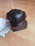 啄木鸟中老年人帽子男冬季加绒加厚保暖爸爸爷爷老人皮帽防风护耳鸭舌帽 咖色【礼盒装】 均码 均码【收藏加购优先发货】 实拍图