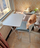 奥伦福特  家用免安装电脑桌现代简约写字桌椅可折叠书桌宿舍办公学习桌子 白色电脑桌60*40*70【可折叠】 实拍图