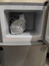 华宝小冰箱小型家用出租房用冷藏冷冻两用一级能效节能省电迷你宿舍寝室办公室二门电冰箱 【一级能效】102L银色【三天不到一度电】 实拍图