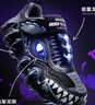 Skechers斯凯奇男童鞋闪灯鞋小怪兽系列秋季卡通潮款儿童运动鞋400112L 幻影龙 30 实拍图