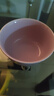 马卡龙色系陶瓷碗奶油色高颜值家用釉下彩餐具ins新款饭碗甜品碗 1个装【4.5英寸碗】淡雅紫 实拍图