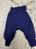 迷你巴拉【pp裤】男女童裤子加绒保暖冬新款高腰长裤 深蓝80821 100 实拍图