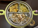 babycare儿童保温餐盘 宝宝分格餐盘防摔吃饭碗 婴幼儿辅食餐具-青色720ML 实拍图