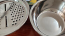 炊大皇小黄鸭联名款304不锈钢盆筛三件套 加厚洗菜水果和面沥水盆 实拍图
