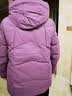 坦博尔羽绒服女中长款连帽休闲妈妈款加厚外套510506D 紫罗兰 185  实拍图