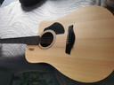 卢森（Rosen）单板民谣吉他初学者木吉他入门吉它男女生旅行乐器G11面单可选 41英寸原木色 实拍图