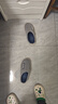 回力纯色半包厚底加绒防滑居家室内穿棉拖鞋HL0701棕色42-43码 实拍图