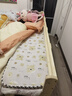 英美丹尼儿童拼接床婴儿床加宽实木单人床带护栏延边拼床小床宝宝床边床 加强款 两面护栏+床垫 180*50*40 实拍图
