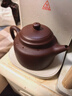 京东京造 宜兴紫砂壶 手工茶壶【原矿紫泥】煮泡茶具 德钟壶238ml礼盒装 实拍图