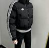 阿迪达斯（adidas）三叶草棉服女装25冬季新款运动服保暖休闲立领面包服棉衣短款上衣 JX2970 M 实拍图