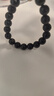 石玥珠宝精品10mm彩虹眼黑曜石手串本命年转运珠水晶手链男女士款礼物 实拍图