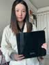 EITHON电子秤体重秤语音播报高精度家用称重电子秤人体减肥健康体重秤成人充电式电子秤十大排名 1年充2次电-商务黑色 实拍图