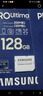 三星（SAMSUNG）128GB TF MicroSD 内存卡 4K高速蓝卡 U3A2V30 读速180MB/s 游戏机无人机运动相机存储卡 PRO Plus 实拍图