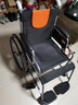 鱼跃 (yuwell)手动轮椅车H062折叠老人轻便免充气铝合金旅行手推代步 实拍图