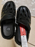 Chokichoki洞洞鞋女夏男外穿沙滩凉鞋防滑厚包头护士凉拖鞋增高踩屎感婚纱鞋 黑色 【男款】 42-43 (270mm) 实拍图